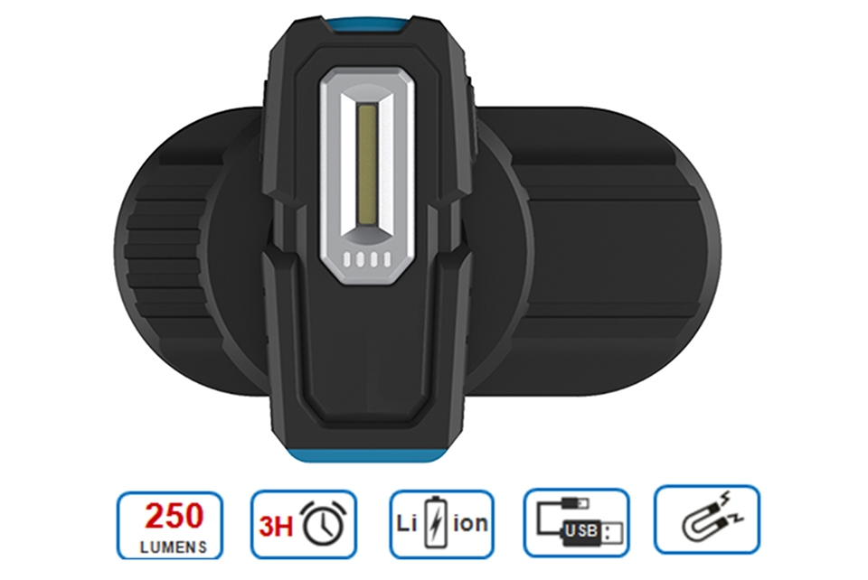 Wireless Folding Pocket Light with Wireless Charging Pad