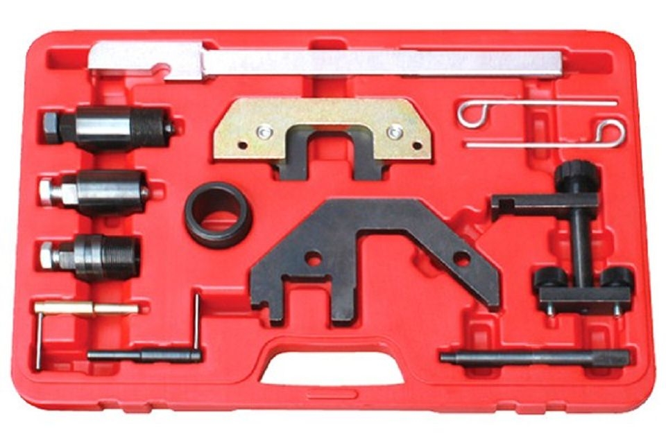 Engine Timing Tool Set For Professional Engine Repair For Bmw Diesel Engine M41 , M51 , M47 Tu – M47 Tu / T2, M57 / Tu/T2: 2.0l / 3.0l ; Year 1998 – 2