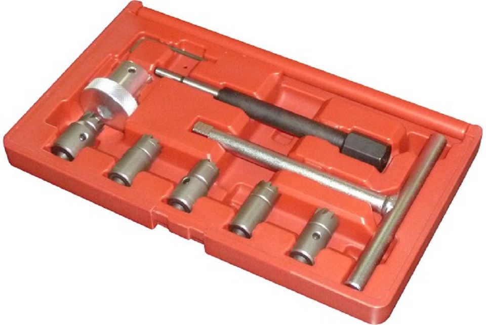 9pcs Diesel Injector Seat Cutter Set