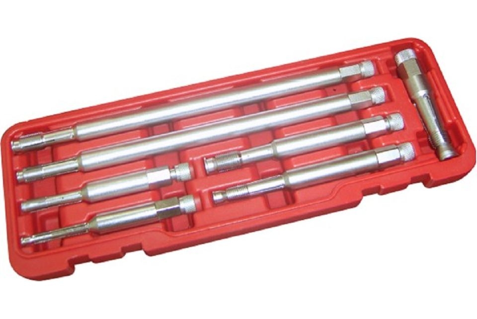 Internal (Thread Chaser) Spark Plug Re-thread Tool Kit 7pc