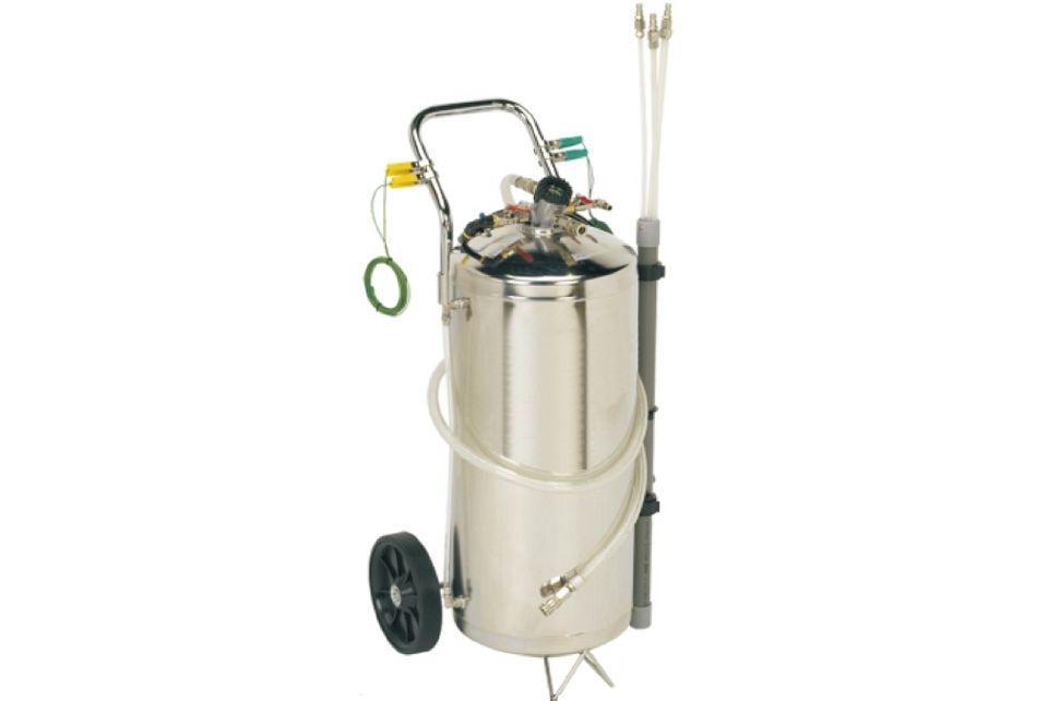 Air Operated Fuel Tank Drainer- Stainless 40ltr