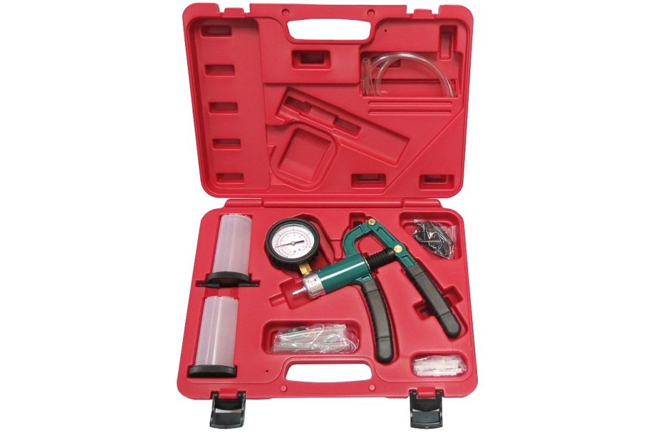 Swivelable Gauge Brake Bleeding Kit
