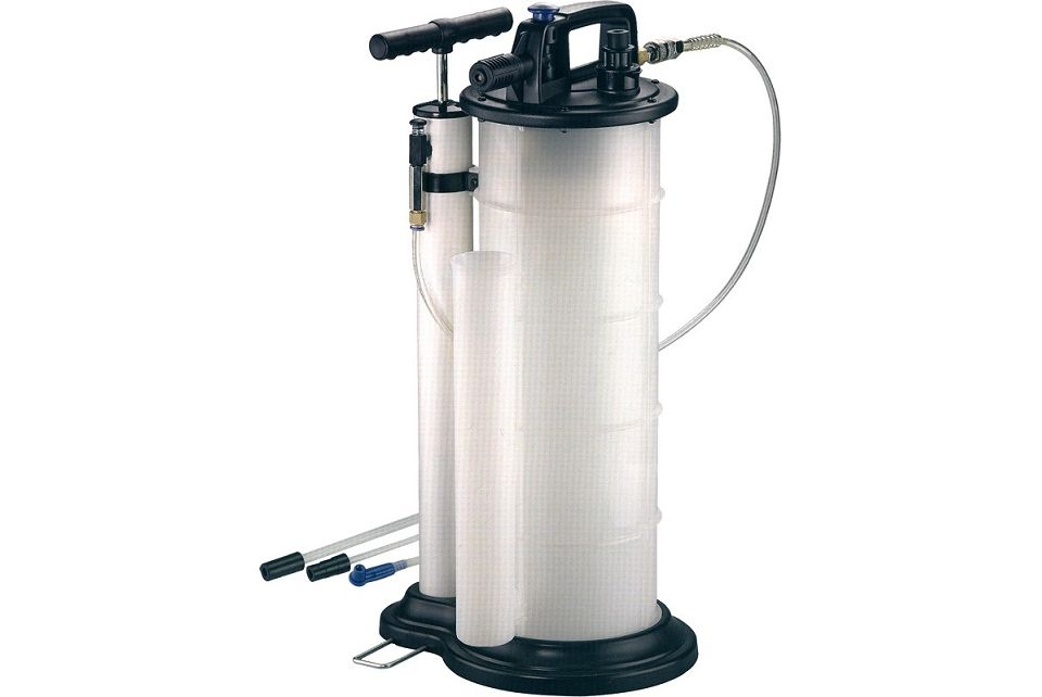 Dual Manual/Air Vacuum Oil & Fluid Extractor 9 Liter