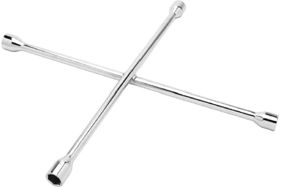Lug Wrench 4-Way 17, 19, 21, 22mm