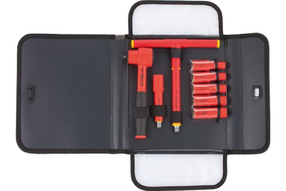 9pcs 1000V INSULATED 3/8"Dr.