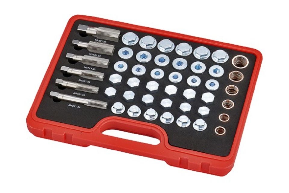 Drain Plug Thread Repair Set 114pc