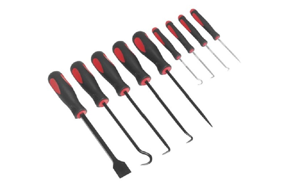 Heavy-Duty Picks, Hooks & Scrapers Set 9pc