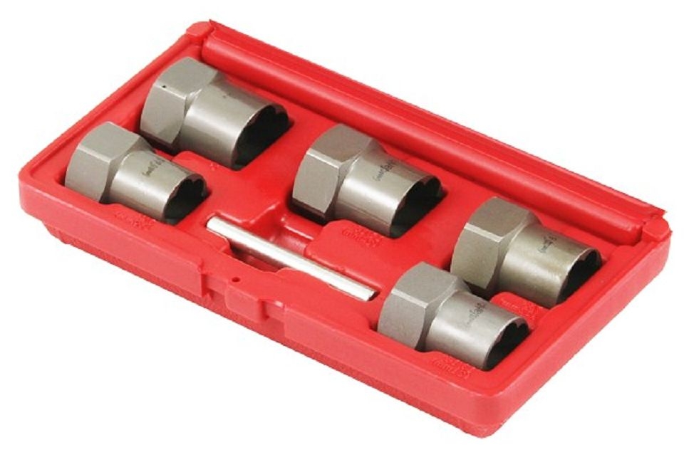 Bolt Extractor Set 5pc 1/2" Drive, Metric