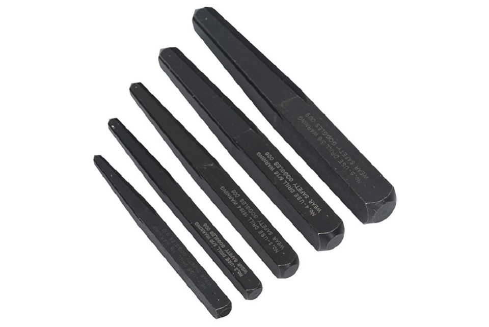Screw Extractor Set 5pc Square Type