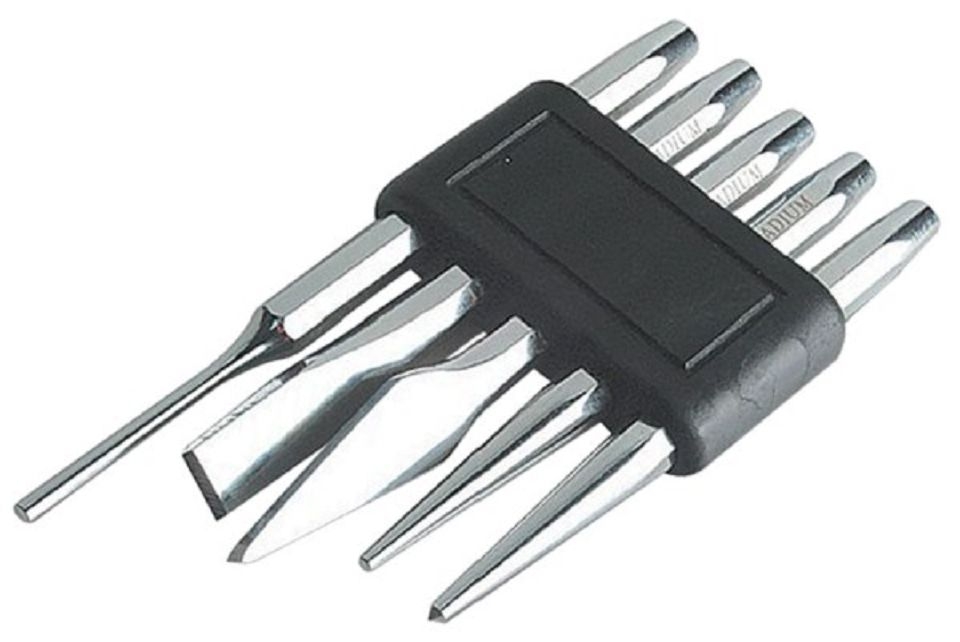 Punch And Chisel Set 5pc