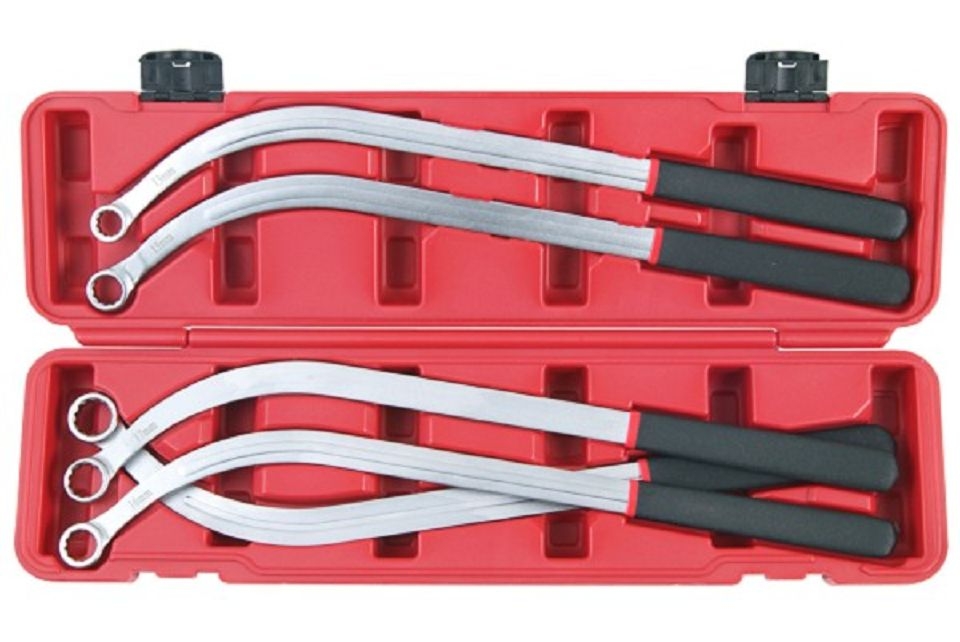 Damper Pulley Puller Ring Wrench Set -5pc