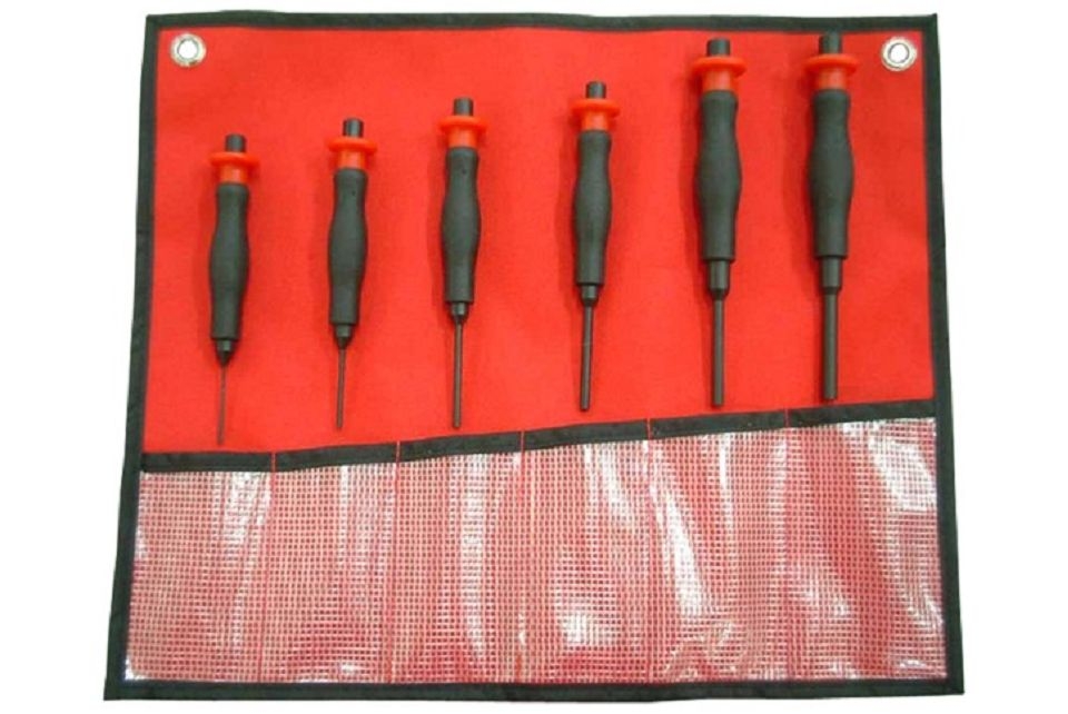 6pcs Heavy Duty Pin Punch Set