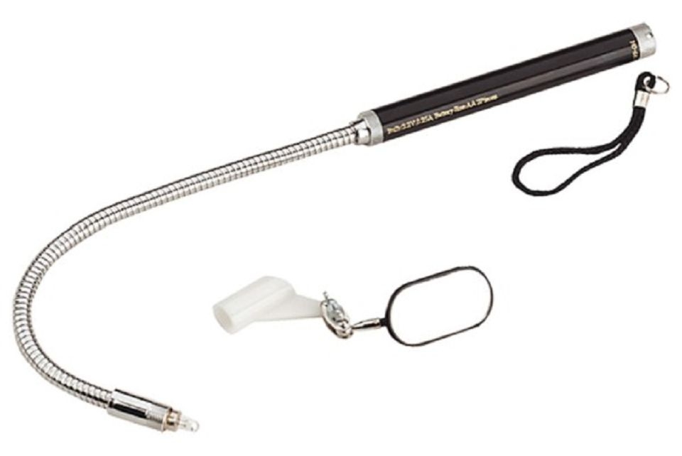 Flexible Inspection Mirror with Light