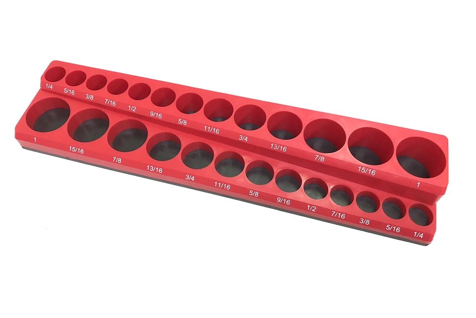 26PC 3/8"Dr. SAE  Magnetic Socket Holder