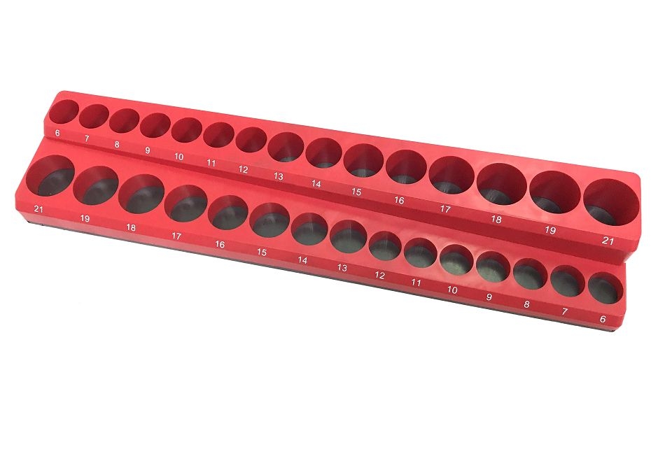 30 PC 3/8 "Dr. Metric Magnetic Socket Holder