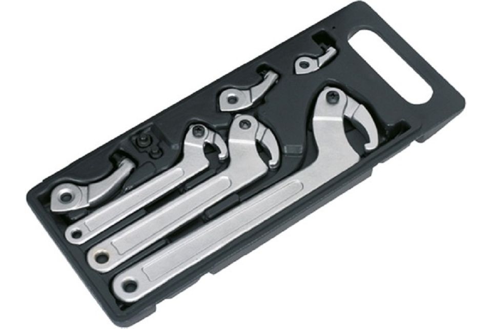 Adjustable Hook & Pin Wrench Set