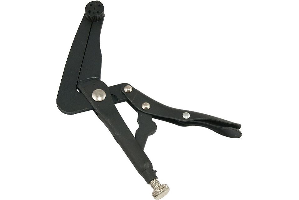 Motorcycle Brake Piston RemovalLocking Pliers