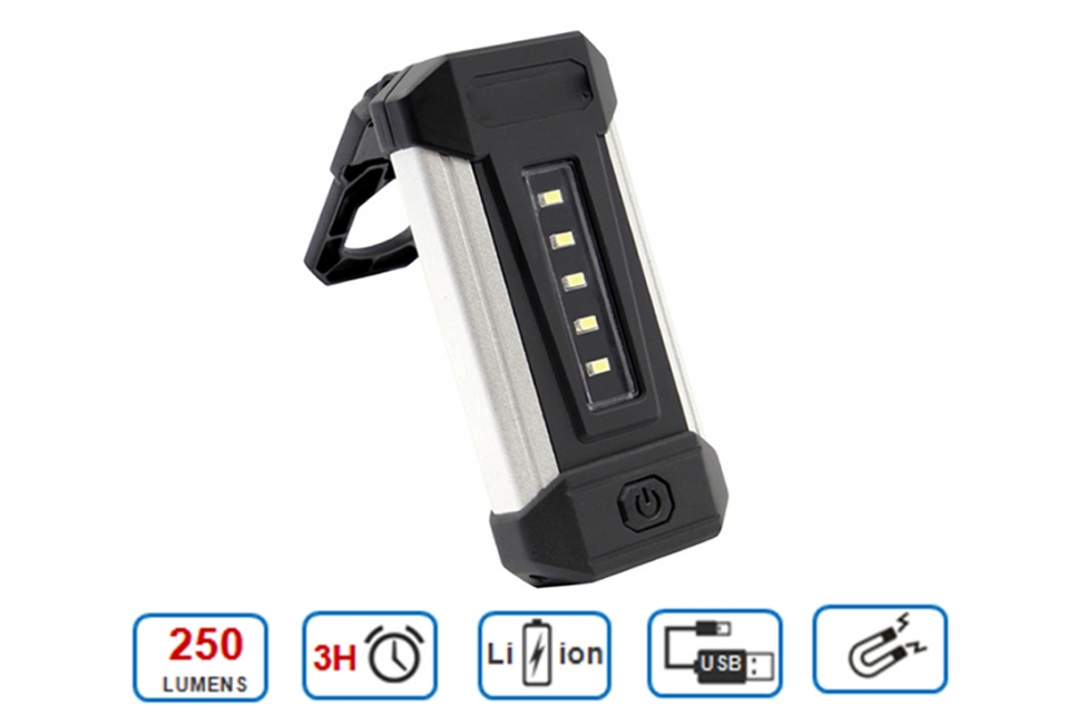 Rechargeable Aluminium Pocket Light