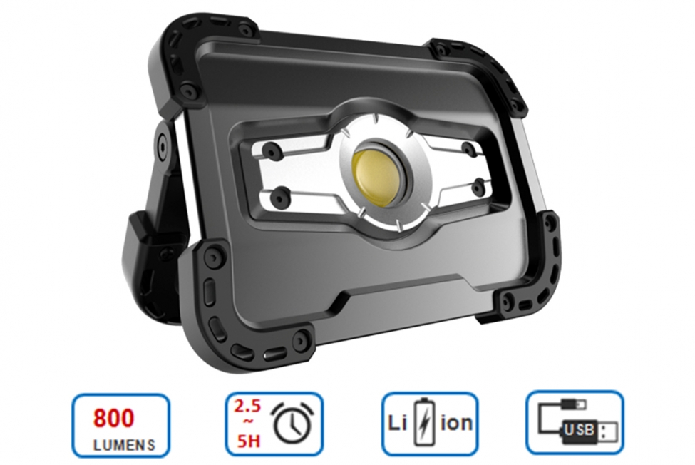 Rechargeable 10W COB Super Bright Floodlight