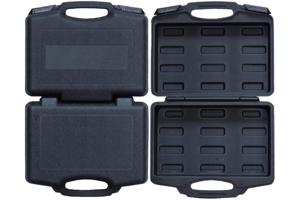 Photo of customized black blow mold case
