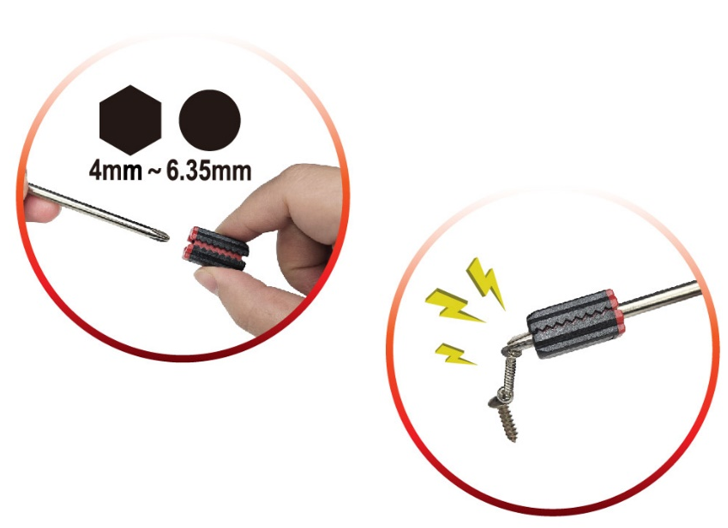 Application of ZP250320.04 2pcs shark magnetizer