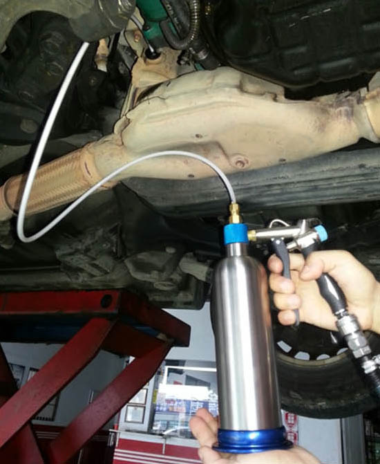 Application of ZP250918.02 three-way catalytic converter carbon washing kit