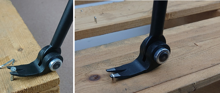 Application of ZP251023.04 two-clawed jaw head indexing staple puller