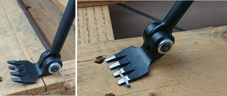 Application of ZP251023.06 four-clawed jaw head indexing staple puller