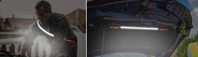 Application of ZP251120.06 rechargeable flexible inspection light