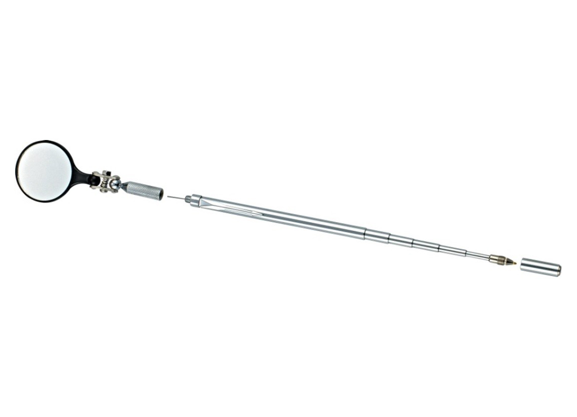 4 IN 1 Telescopic Inspection Mirror W/Magnet + Pen + PIN