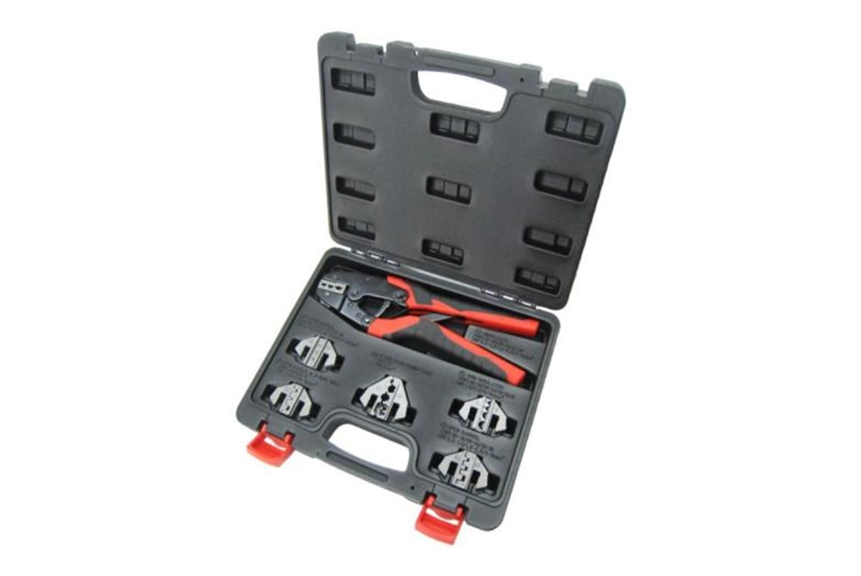10" 7PCE Quick Change Ratchet Crimper Kit