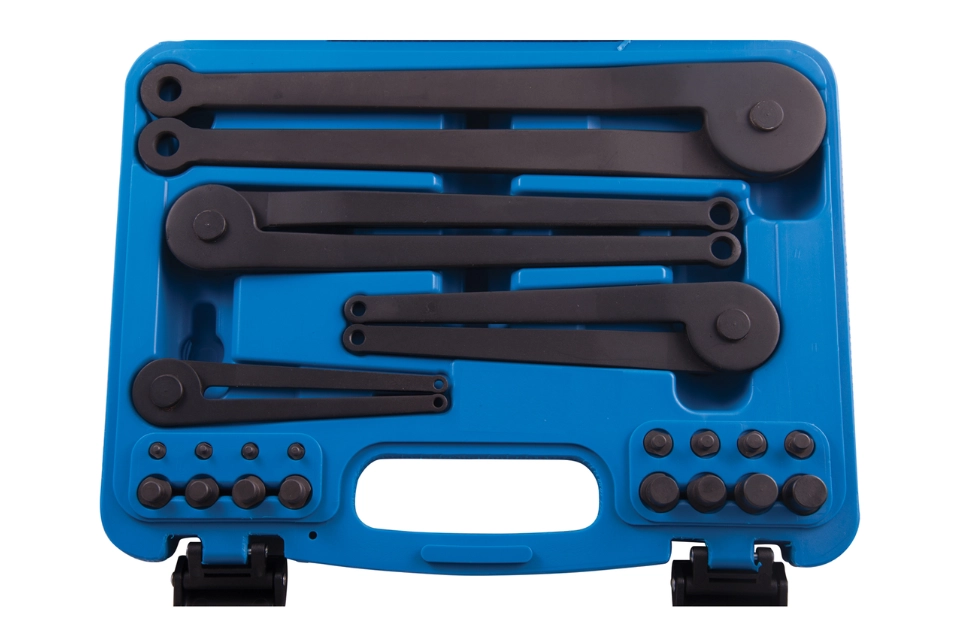 Wrench Set for Nuts with Top Holes
