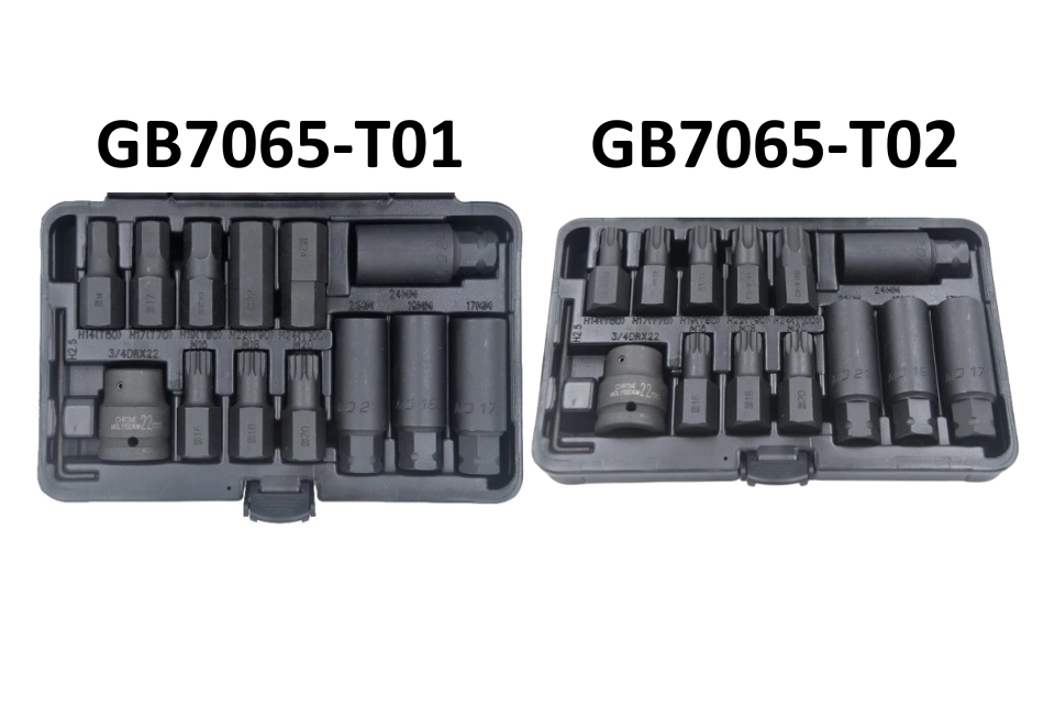 14PC 3/4" & H22 Bit Socket Set (Hex / Torx)