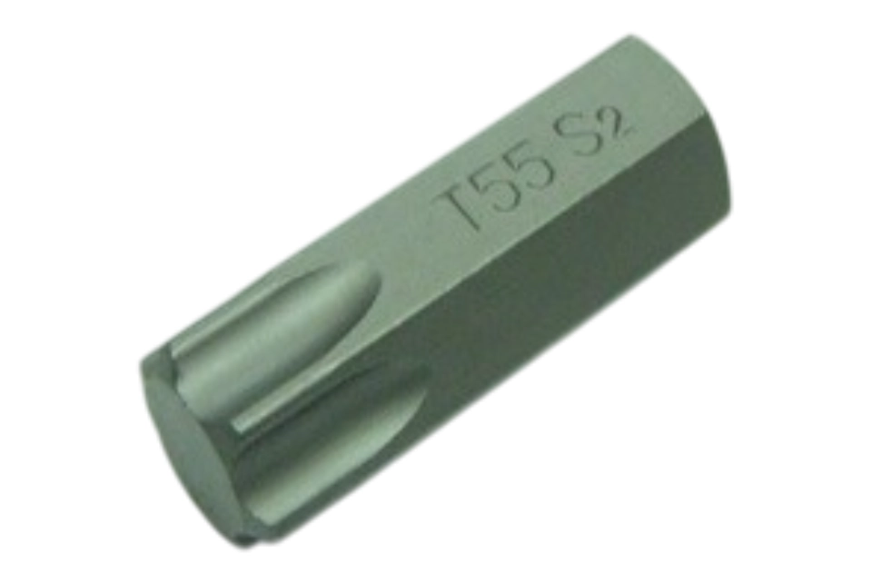 T55 X 30mm Long Star Bit 10mm Hexagon