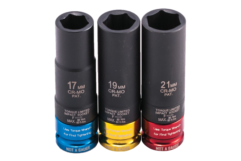 Torque Limited Sockets 80Nm 3 PCE