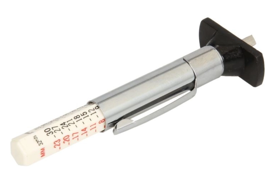 Economic Tread Depth Gauge White Scale Bar