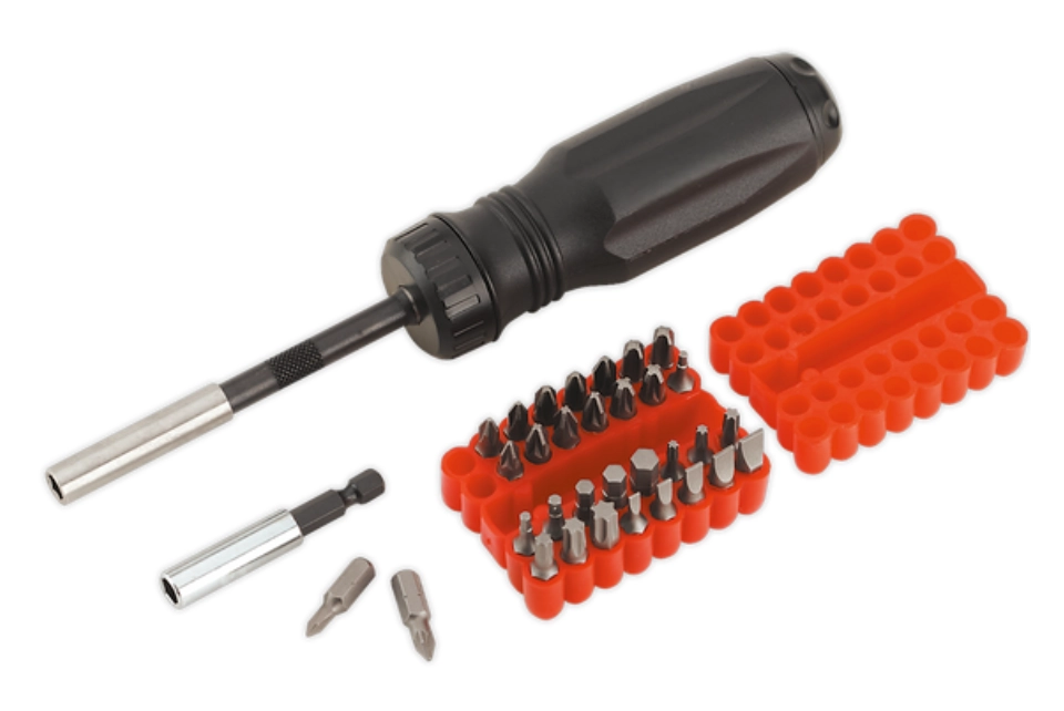 Gearless Screwdriver C/W 33PC Bit Set