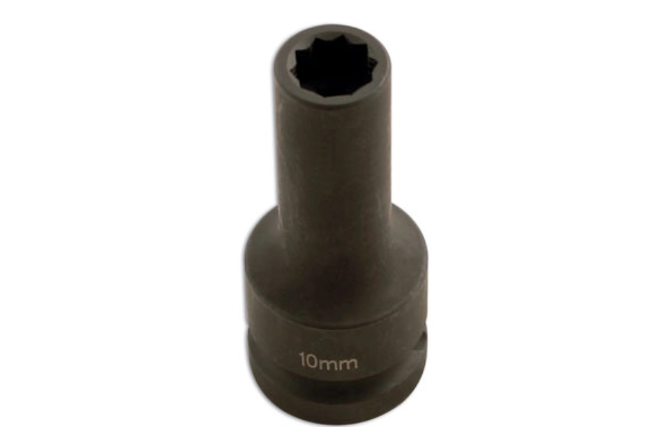 1/2"DR 10PT*10MM*60MML Impact Socket