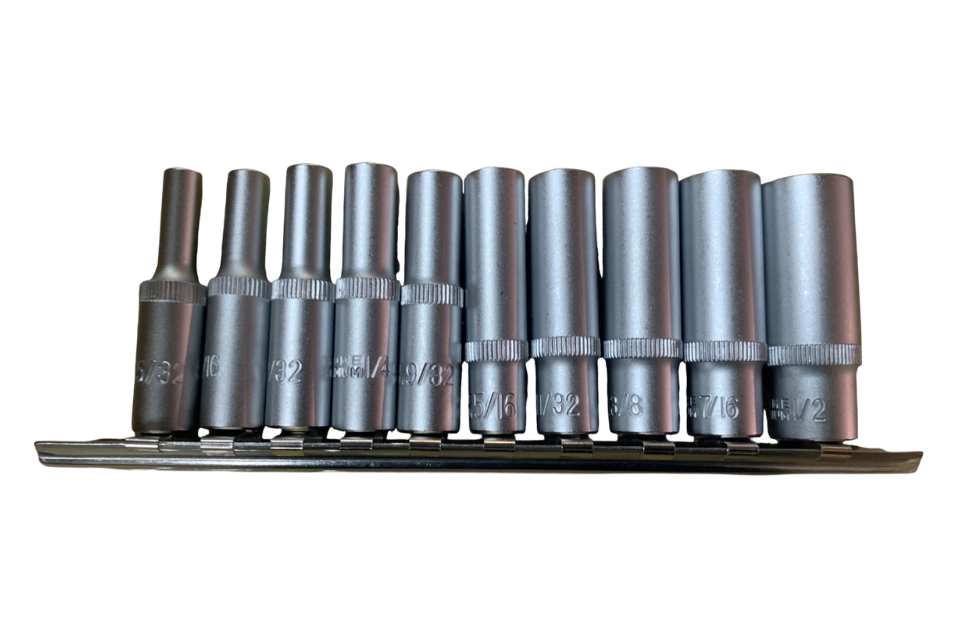 10PC - 1/4" (6,3 mm) Socket Set