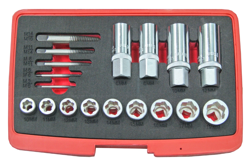 17 Pcs Puller Wrench / Extractor Set