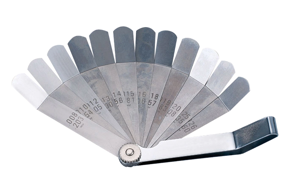 Feeler Gauge - 12 Blades OFFSET MET/IMP