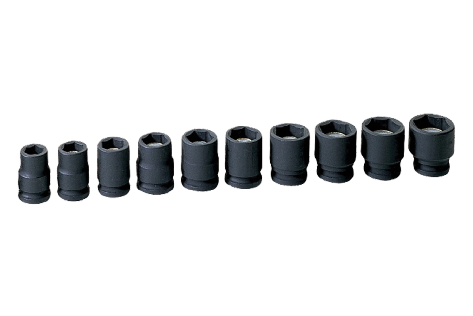 Magnetic Impact Socket Set 3/8" Sq Dr.