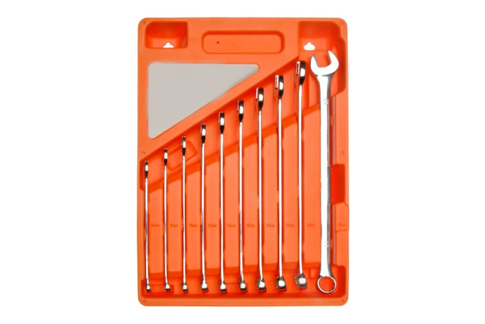 10PCS Extra Long Combination Wrench Set