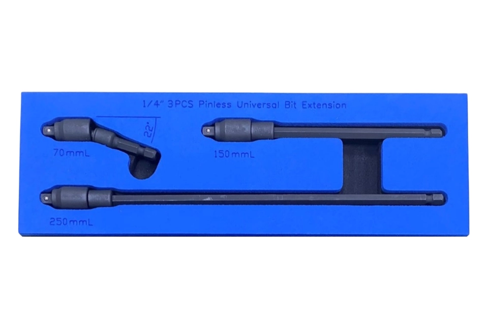 3pcs 1/4"Dr. Universal Bit Extension Set (2 Stage)