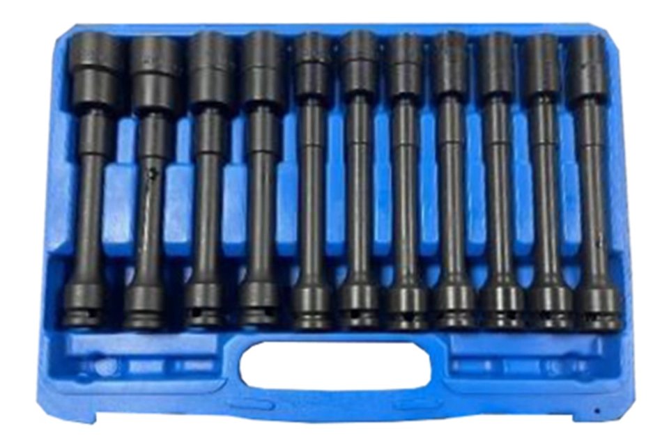 11pcs 1/2"Dr. Universal Socket Set (12, 13, 14, 15, 16, 17, 18, 19, 21, 22, 24mm)