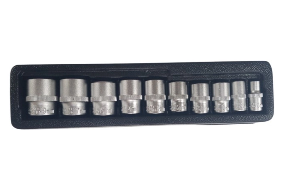 10PCS Non-Slip Socket Set