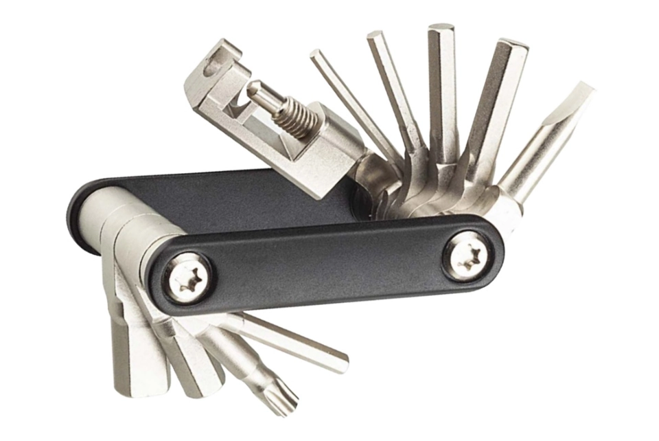 10 in 1 Folding Tool - Hex 2 / 2.5 / 3 / 4 / 5 / 6 / 8mm / T25 / Flat 5, Chain Tool for 7-12 Speed