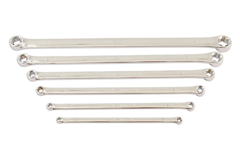 6PCS Extra Long Star Wrench