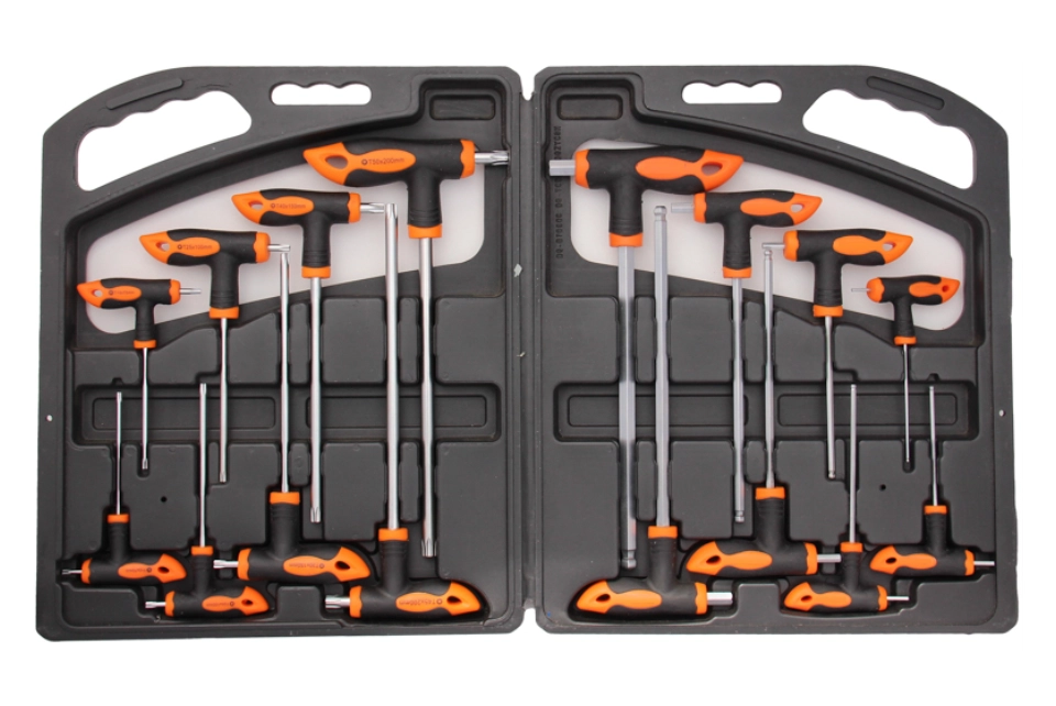 16PCS Star-Hex Long T-Handle
