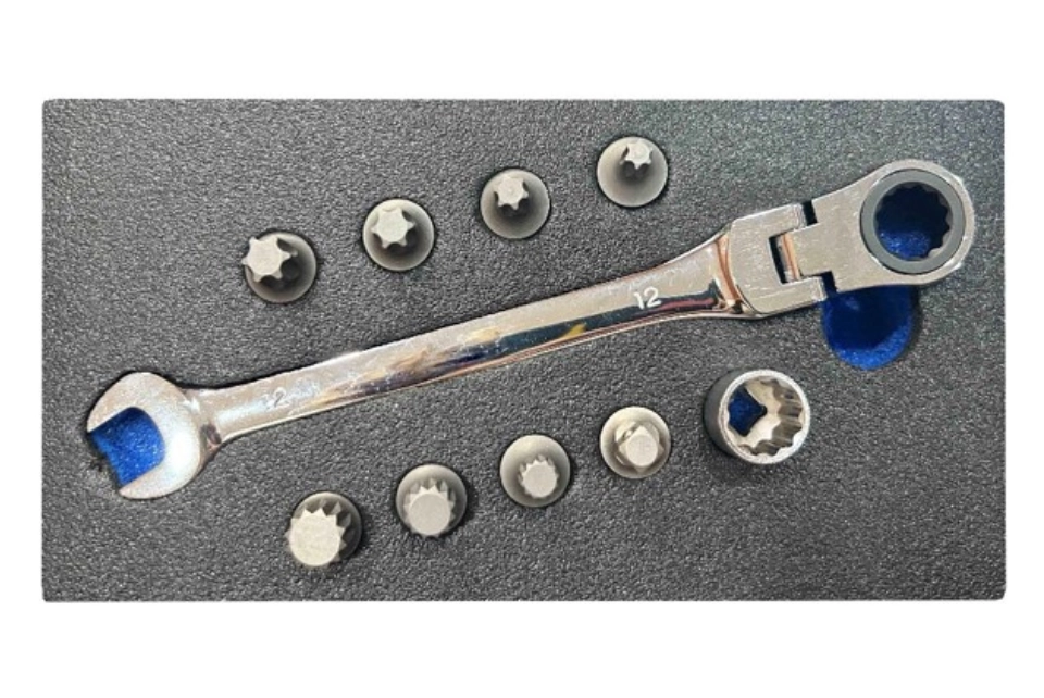 10PC Door Hinge & Difficult Access Bit Set - For VW Group, Mercedes Benz